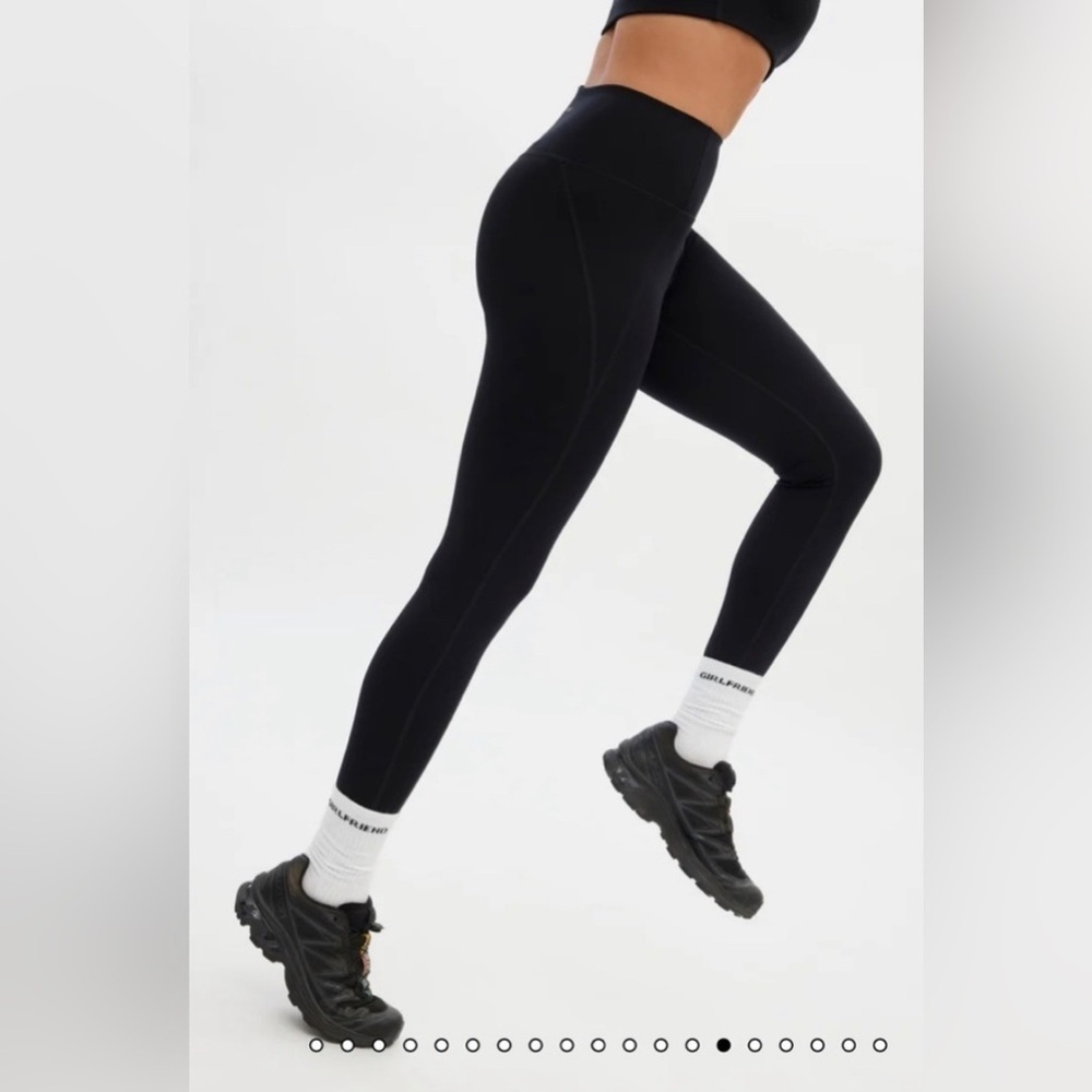 Girlfriend Collective Black Compressive High-Rise Leggings, size XS - Picture 8 of 12